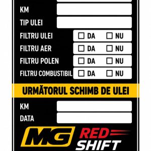 Eticheta schimb ulei