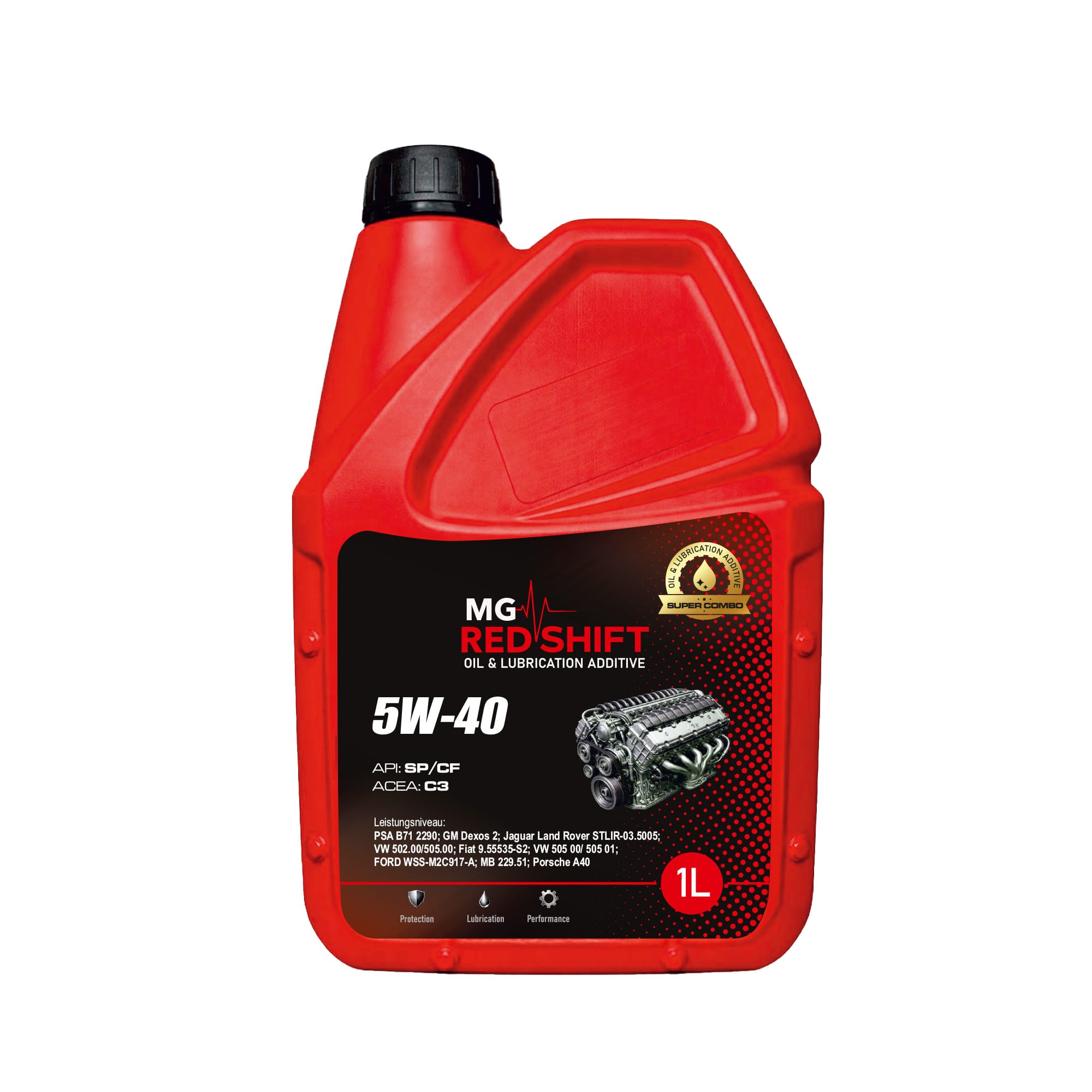 SUPER COMBO 5W-40 5 LITRI , ADITIV LABORATOR 250ML, ENGINE FLUSH - imagine 3