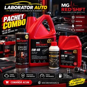SUPER COMBO 5W-40  5 LITRI , ADITIV LABORATOR 250ML, ENGINE FLUSH